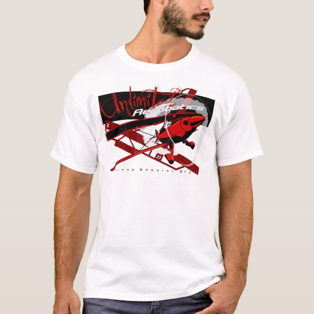 Pitts Special Unlimited Aerobatic Airplane T-Shirt (Front)