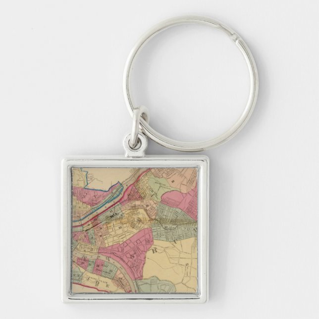Pittsburgh and Allegheny Keychain (Front)