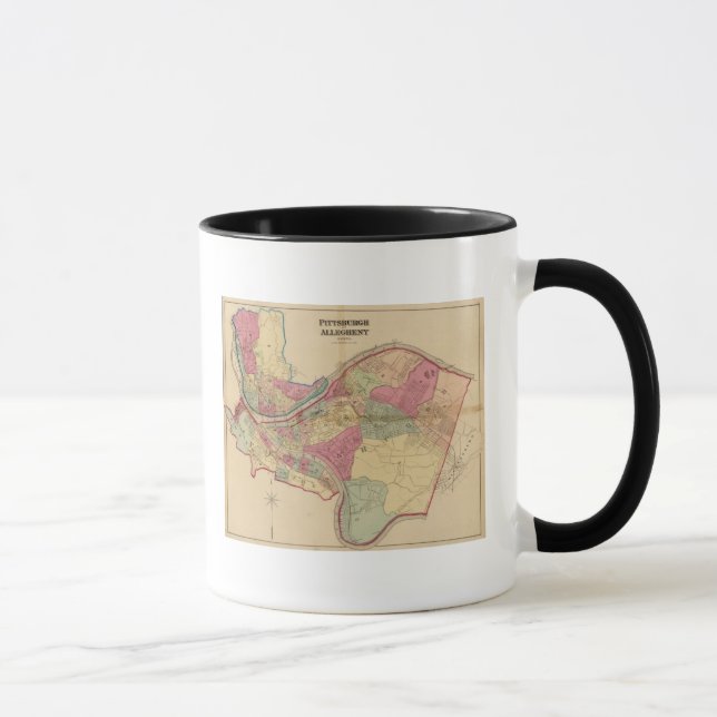 Pittsburgh and Allegheny Mug (Right)