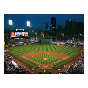 Pittsburgh Baseball at Night Photo Print