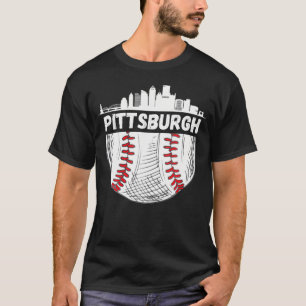 Pittsburgh Baseball Skyline Pittsburgh Baseball T-Shirt