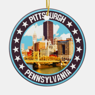 Pittsburgh                                         ceramic ornament