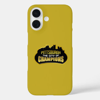 Pittsburgh City of Champs iPhone 16 Case