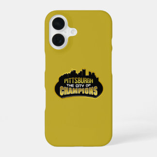Pittsburgh City of Champs iPhone 16 Case