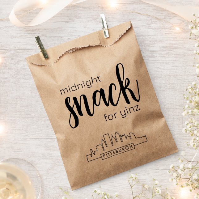 PITTSBURGH COOKIE TABLE FAVOR BAGS (Clipped)