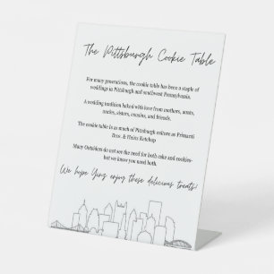 Pittsburgh Cookie table sign