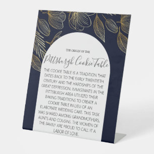 PITTSBURGH COOKIE TABLE SIGN WEDDING