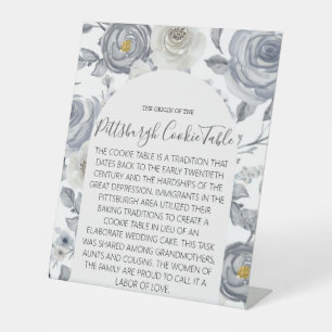 PITTSBURGH COOKIE TABLE SIGN WEDDING