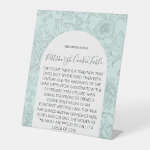 PITTSBURGH COOKIE TABLE SIGN WEDDING