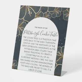 PITTSBURGH COOKIE TABLE SIGN WEDDING