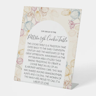 PITTSBURGH COOKIE TABLE SIGN WEDDING