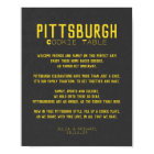 Pittsburgh Cookie Table Wedding Poster