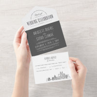 Pittsburgh Deco Skyline | Wedding