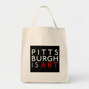 Pittsburgh est sac d'épicerie réutilisable d'art