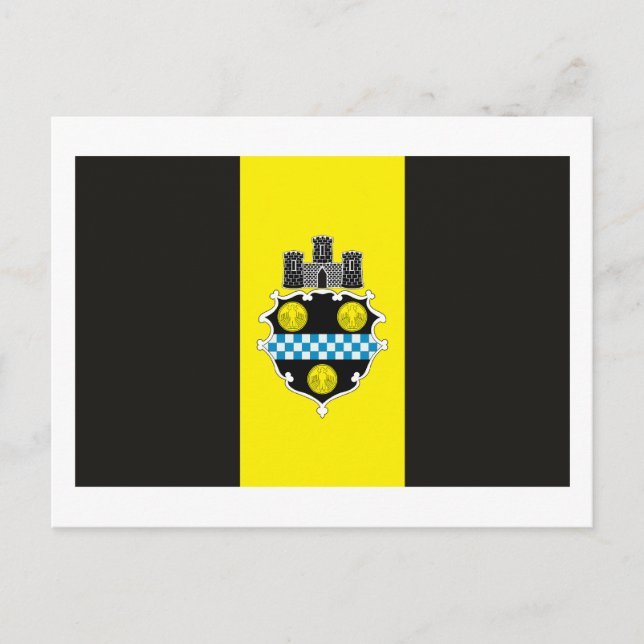 Pittsburgh Flag Postcard (Front)