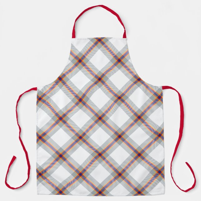Pittsburgh Football Plaid Apron (Front)