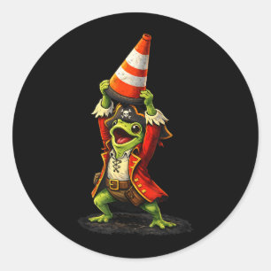 Pittsburgh Hoist The Traffic Cone Classic Round Sticker