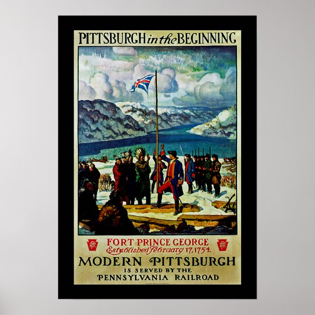 Pittsburgh in the Beginning Poster (Front)
