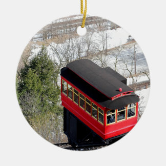 Pittsburgh Incline Plane Ceramic Ornament