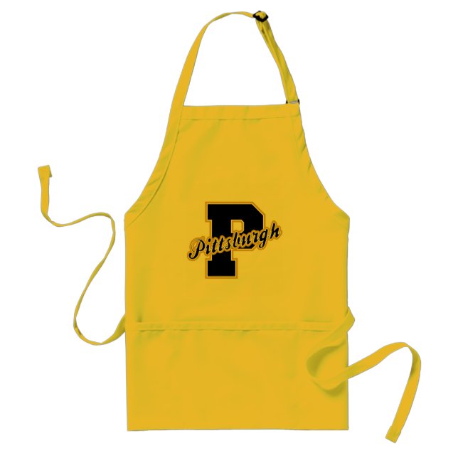 Pittsburgh Letter Standard Apron (Front)