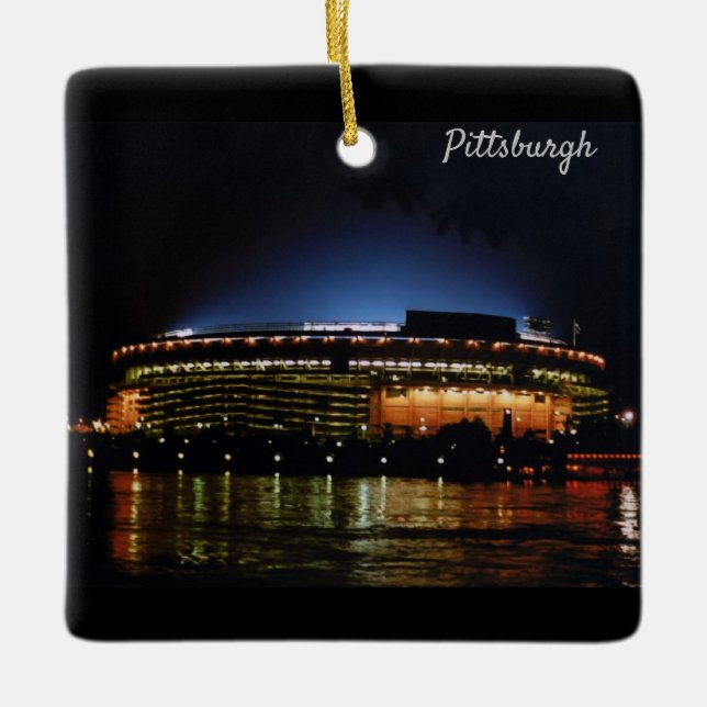 Pittsburgh Ornament Three Rivers Stadium (Front)