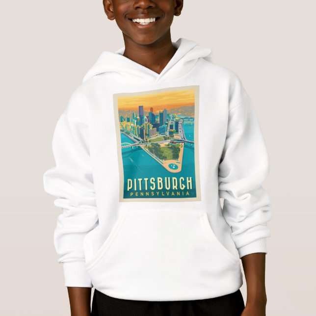 Pittsburgh, PA | Bird's Eye View (Front)