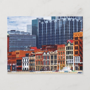 Pittsburgh PA Skyline Closeup Postcard