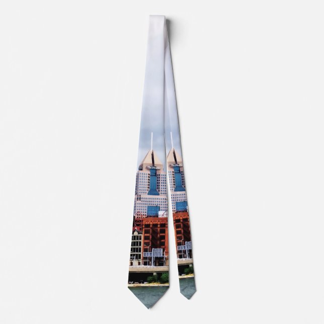 Pittsburgh PA Skyline Tie (Front)