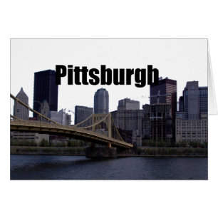 Pittsburgh PA Skyline with Pittsburgh in the Sky
