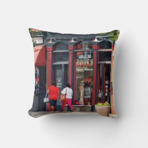 Pittsburgh PA - Strolling Along Liberty Avenue Throw Pillow