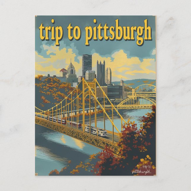 Pittsburgh, PA Vintage Postcard (Front)