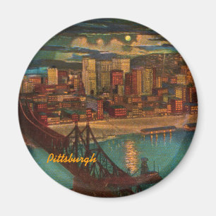 Pittsburgh Par Moonlight Magnet