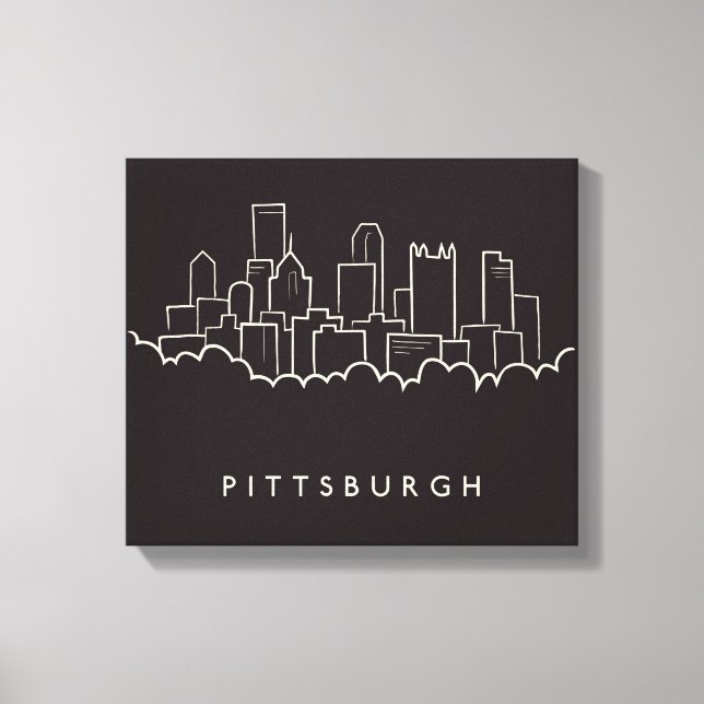 Pittsburgh Pennsylvania Canvas Print (Front)