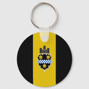 Pittsburgh (Pennsylvania) City flag Keychain