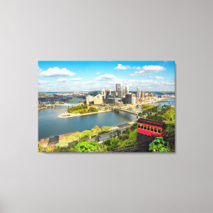 Pittsburgh Pennsylvania Duquesne Incline  Canvas Print