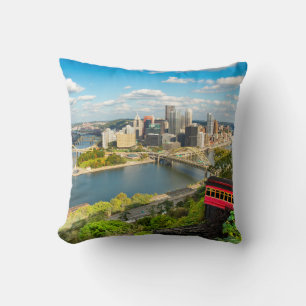 Pittsburgh Pennsylvania Duquesne Incline Throw Pillow