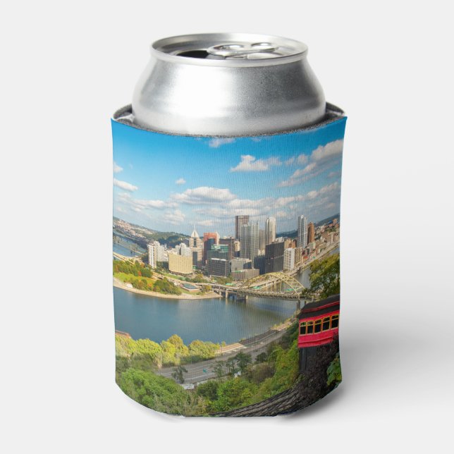 Pittsburgh Pennsylvania Duquesne Incline View   Can Cooler (Can Front)