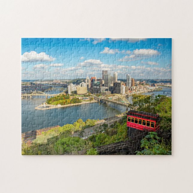 Pittsburgh Pennsylvania Duquesne Incline View Jigsaw Puzzle (Horizontal)