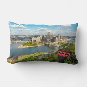 Pittsburgh Pennsylvania Duquesne Incline View Lumbar Pillow