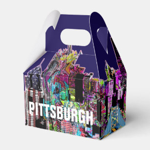 Pittsburgh, Pennsylvania in graffiti Favor Box