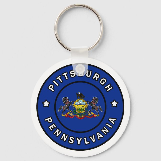 Pittsburgh Pennsylvania Keychain (Front)