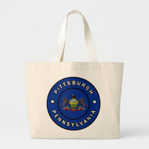 Pittsburgh Pennsylvania Large Tote Bag