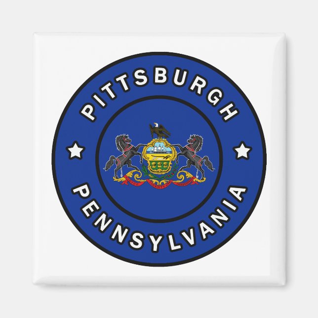 Pittsburgh Pennsylvania Magnet (Front)