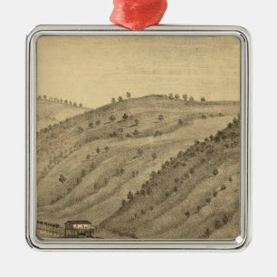 Pittsburgh, Pennsylvania Metal Ornament