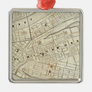 Pittsburgh, Pennsylvania Metal Ornament