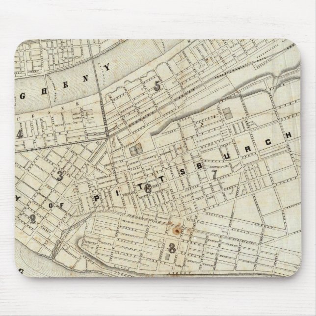 Pittsburgh, Pennsylvania Mouse Pad (Front)