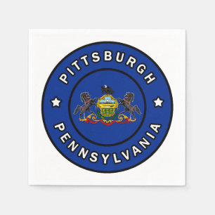 Pittsburgh Pennsylvania Napkin