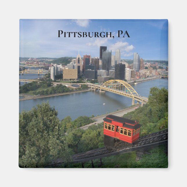 Pittsburgh Pennsylvania Photograph Magnet (Front)