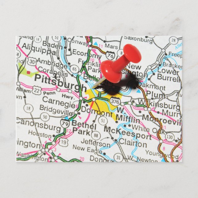 Pittsburgh, Pennsylvania Postcard (Front)