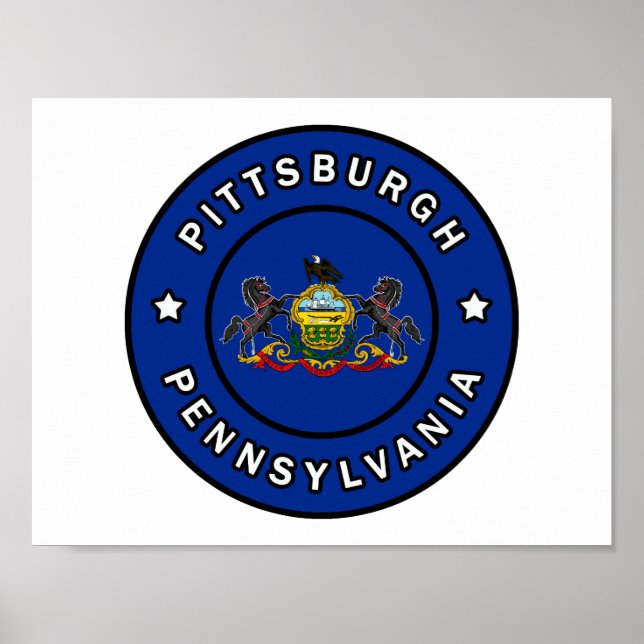 Pittsburgh Pennsylvania Poster (Front)